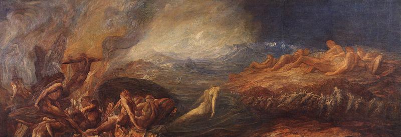 george frederic watts,o.m.,r.a. Chaos oil painting picture